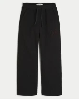 98 Bootcut-träningsbyxor med grafik