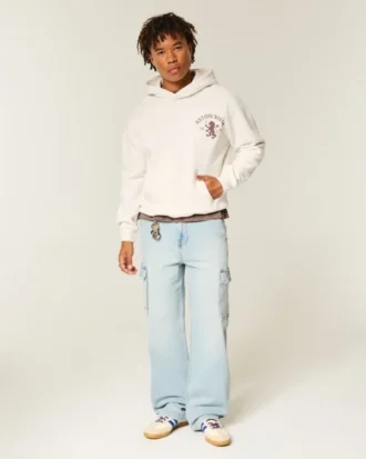 Aston Villa F.C. Hoodie med tryck