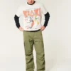 Avslappnad Disney Miami Hurricanes-T-shirt med tryck