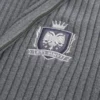 Avslappnad grafisk zip-up-tröja
