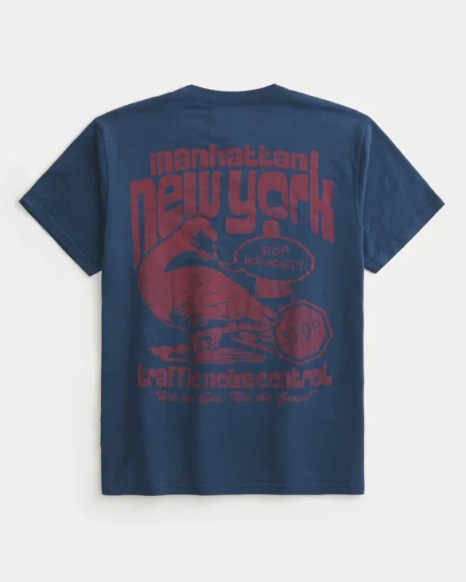 Avslappnad Manhattan Noise Control Graphic Tee Avslappnad Manhattan Noise Control Graphic Tee
