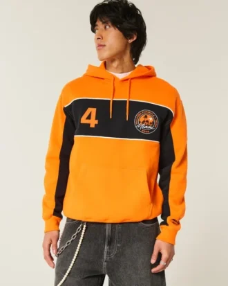 Avslappnad McLaren Graphic Hoodie