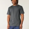 Avslappnad stretch-T-shirt