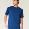 Avslappnad stretch-T-shirt