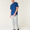 Avslappnad stretch-T-shirt