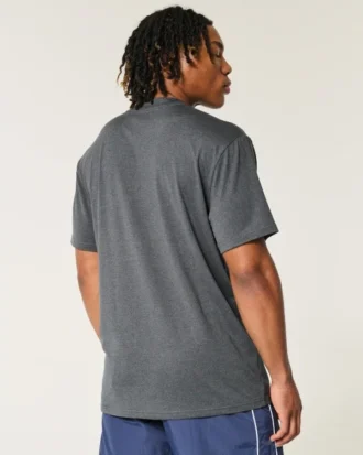 Avslappnad stretch-T-shirt