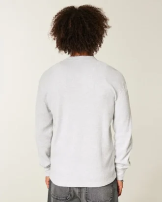Avslappnad termisk Henley