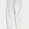Avslappnade joggingbyxor i ribbad fleece Avslappnade joggingbyxor i ribbad fleece