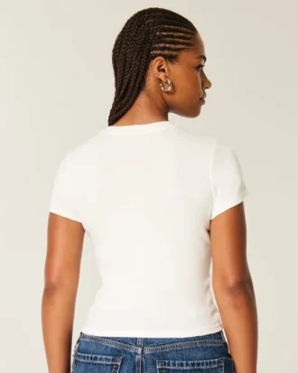 Baby-T-shirt med fjärilsmotiv