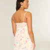 Babydoll-miniklänning med repkant Babydoll-miniklänning med repkant