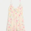 Babydoll-miniklänning med repkant Babydoll-miniklänning med repkant