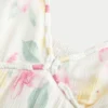 Babydoll-miniklänning med repkant Babydoll-miniklänning med repkant