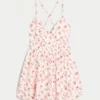 Babydoll-overall med öppen rygg