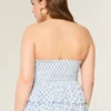Babydoll-top med halterneck och volanger Babydoll-top med halterneck och volanger