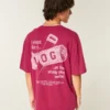 Baggy Cotton Shady Pine Motel Graphic Tee