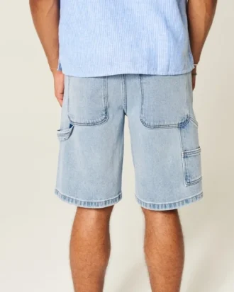 Baggy denimshorts