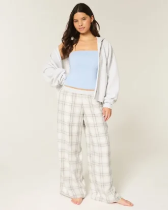 Baggy flanellbyxor