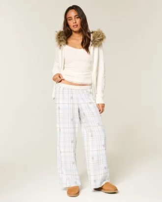 Baggy flanellbyxor