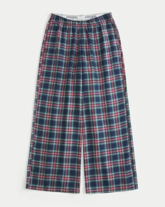 Baggy flanellbyxor