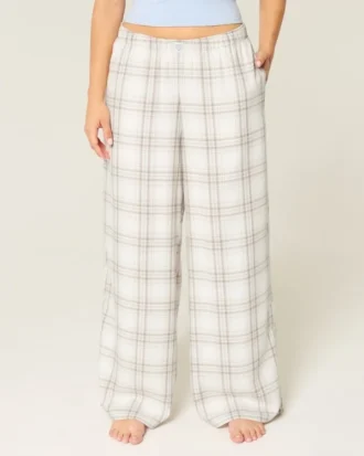 Baggy flanellbyxor