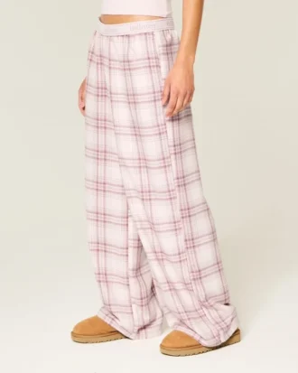 Baggy flanellbyxor
