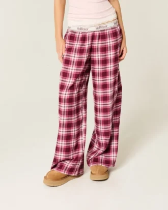 Baggy flanellbyxor