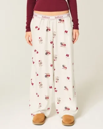 Baggy flanellbyxor