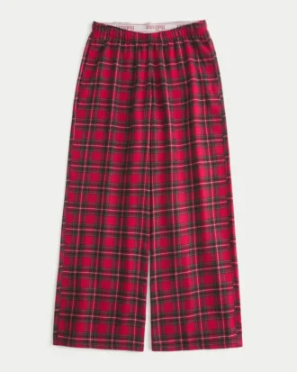 Baggy flanellbyxor