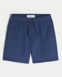 Baggy fleeceshorts ovanför knäet