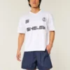 Baggy fotbollsshorts i midjehöjd Baggy fotbollsshorts i midjehöjd