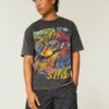 Baggy fotbollsshorts i midjehöjd