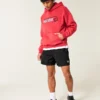 Baggy fotbollsshorts i midjehöjd