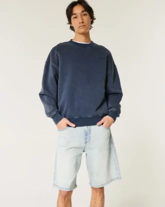 Baggy jeansshorts