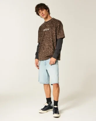 Baggy jeansshorts