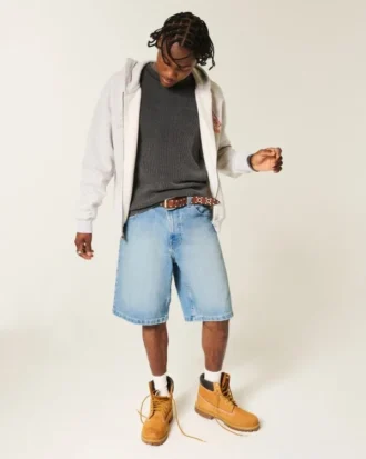 Baggy jeansshorts