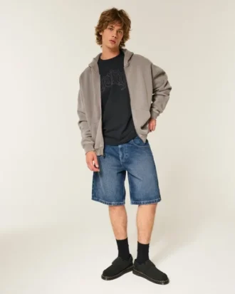 Baggy jeansshorts