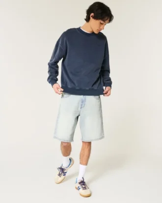 Baggy jeansshorts