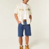 Baggy jeansshorts i mediumtvätt Baggy jeansshorts i mediumtvätt