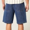 Baggy jeansshorts i mediumtvätt Baggy jeansshorts i mediumtvätt