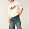 Baggy jeansshorts med ormmotiv Baggy jeansshorts med ormmotiv