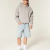 Baggy jeansshorts med stjärngrafik Baggy jeansshorts med stjärngrafik