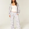 Baggy sweatpants i snökamouflage Baggy sweatpants i snökamouflage