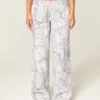 Baggy sweatpants i snökamouflage Baggy sweatpants i snökamouflage