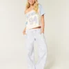 Baggy sweatpants med kamouflagemönster Baggy sweatpants med kamouflagemönster