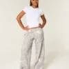 Baggy sweatpants med kamouflagemönster Baggy sweatpants med kamouflagemönster