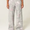 Baggy sweatpants med kamouflagemönster Baggy sweatpants med kamouflagemönster