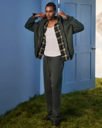Baggy sweatpants med ormmotiv