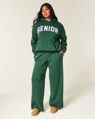 Baggy sweatpants med Senior-grafik