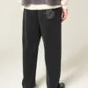 Baggy sweatpants med spindelbroderi
