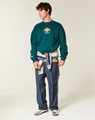 Baggy träningsbyxor
